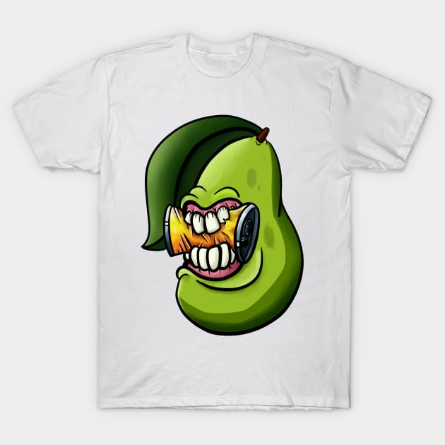 Biting Pear T-Shirt by LopeRizzle